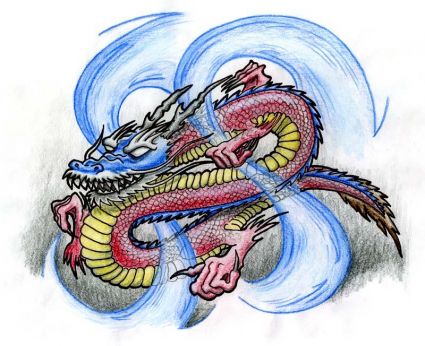 Free Tats Of Japnese Dragon Image